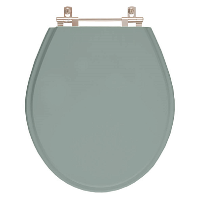 Assento Sanitário Poliester Ravena Verde Malva Para vaso Deca