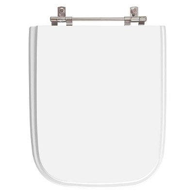 Tampa de Vaso Poliester Tivoli Branco para vaso Ideal Standard