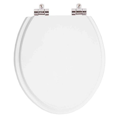 Assento Sanitário Anti Bactéria com Amortecedor Ravena Branco Para Vaso Deca