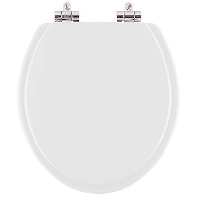 Assento Sanitário com Amortecedor Convencional Oval Branco