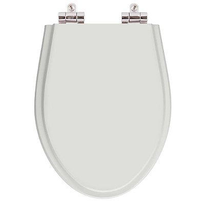 Assento Sanitario com Amortecedor Victoria Silver (Cinza Claro) para Vaso Ideal Standard