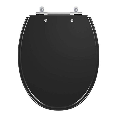 Assento Sanitário Spot ébano (Preto) para vaso Deca