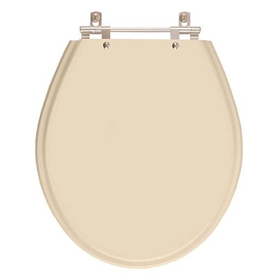 Assento Sanitario Poliester Carina Visone (Salmão) para Vaso Ideal Standard
