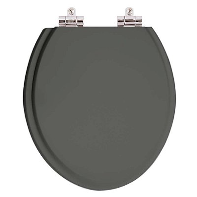 Assento Sanitário Soft Close Oval Quartzo (Cinza Escuro) para vaso Ideal Standard