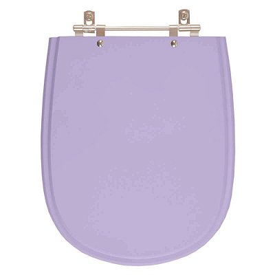 Assento Sanitário Poliester Paris Bermuda (Lilás) para vaso Ideal Standard