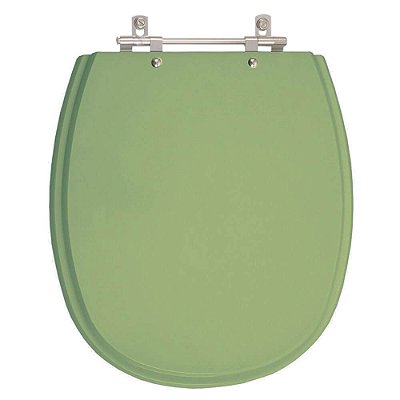 Assento Sanitário Poliester Aspen Verde Malva para Vaso Deca