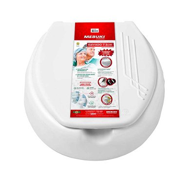 Assento Sanitário Elevado Mebuki 7,5cm