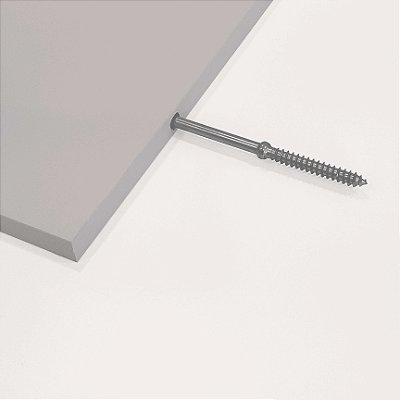 Kit 4 Prateleiras 50 x 10cm Branca Suporte Invisível