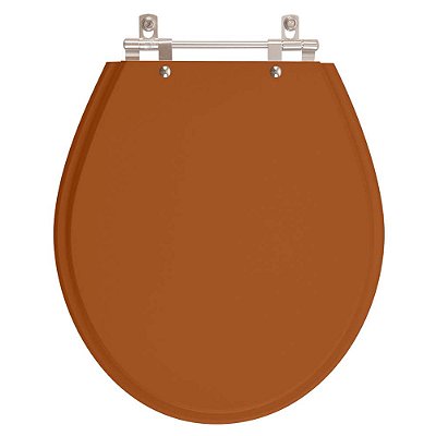Assento Sanitário Carina Caramelo Para Louça Ideal Standard
