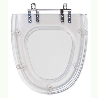 Tampa de Vaso Poliéster Eros Transparente para louça Incepa