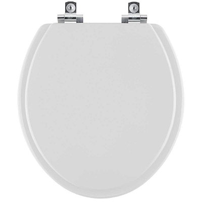 Assento Sanitário Soft Close Contemporary Cinza Claro para vaso Hervy