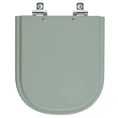 Assento Sanitário Soft Close Flox Verde Claro para vaso Fiori