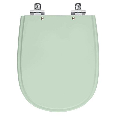 Assento Sanitário Soft Close Paris Verde Claro para vaso Ideal Standard