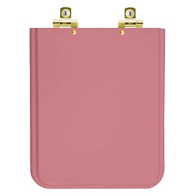 Assento Sanitário Soft Close Square Wild Rose para vaso Incepa com Ferragem Dourada