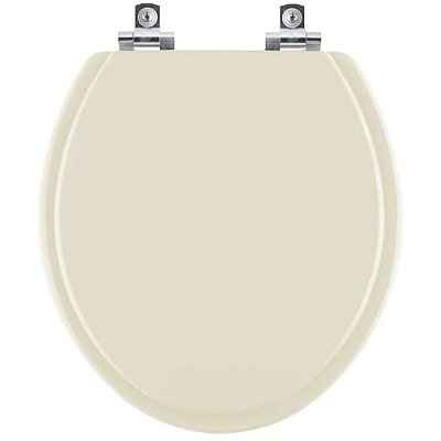 Assento Sanitário com Amortecedor Convencional Oval Creme para vaso Deca