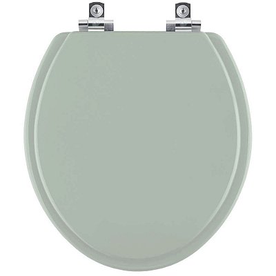 Assento Sanitário com Amortecedor Convencional Oval Verde Claro para vaso Icasa