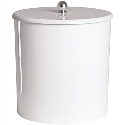 Lixeira para Banheiro Branca 6,2l  (20cm x 20xm)