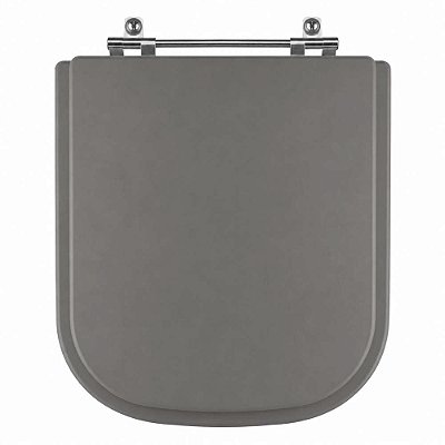 Assento Sanitário Elite Cinza Fosco Stone para vaso Celite