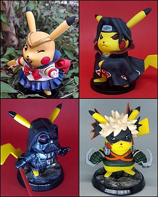 Pikachu com cosplay