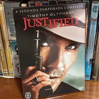 DVD: Série Justified - A segunda temporada completa - Usado - 3 discos