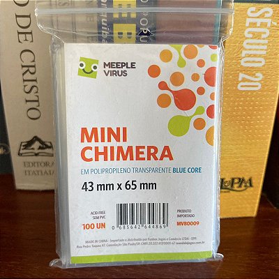 Sleeve Mini Chimera (43x65mm), da Meeple Virus - Novo