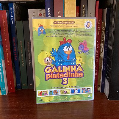 DVD: Galinha pintadinha 3 - Lacrado