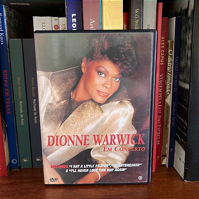 DVD: Dionne Warwick: Em concerto - Usado