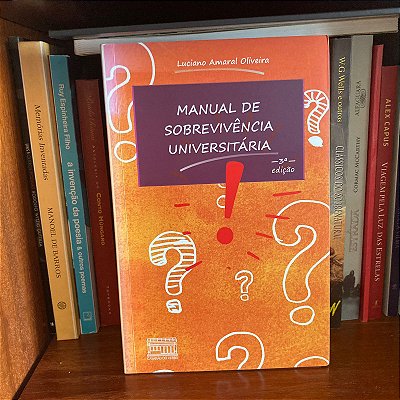 Livro: Manual de sobrevivência universitária, de Luciano Amaral Oliveira - Usado