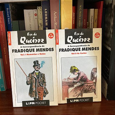 Livro: A correspondência de Fradique Mendes, vols. 1 & 2, de Eça de Queirós - Usado