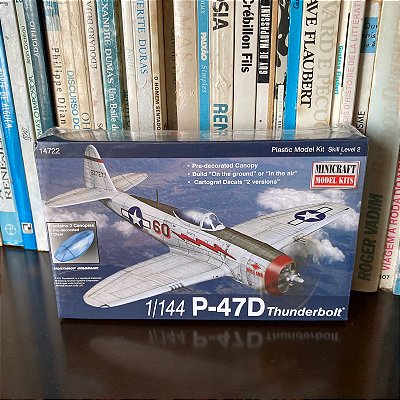 Kit de plastimodelismo: Avião P-47D Thunderbolt - Lacrado