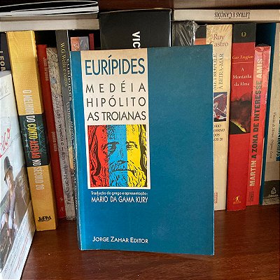 Livro: Medéia, Hipólito, As troianas, de Eurípedes - Usado