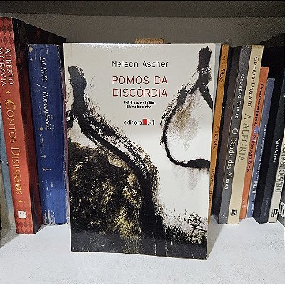 Livro: Pomos da discórdia, de Nelson Ascher - Usado