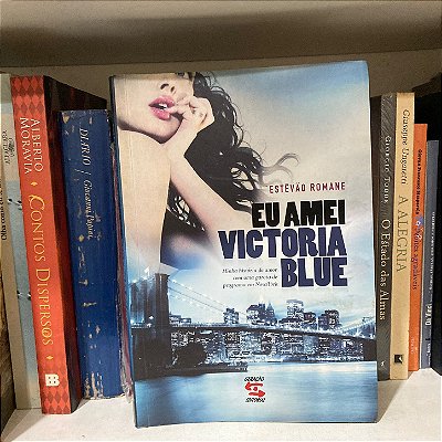 Livro: Eu amei Victoria Blue, de Estêvão Romane - Usado