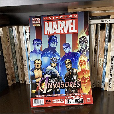 HQ: Universo Marvel 19: A chegada dos novíssimos invasores - Usado