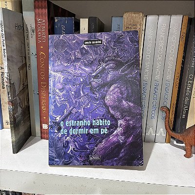 Livro: O estranho hábito de dormir em pé, de Paulo Sandrini - Autografado - Usado