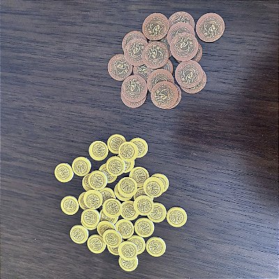 Moedas originais do jogo Mombasa- Novo