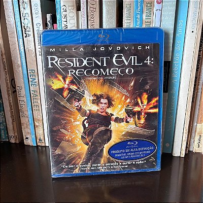 Blu-ray: Resident Evil 4: recomeço - Lacrado