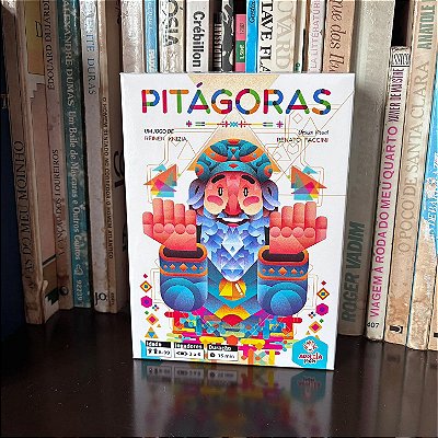 Jogo: Pitágoras, de Reiner Knizia - Usado