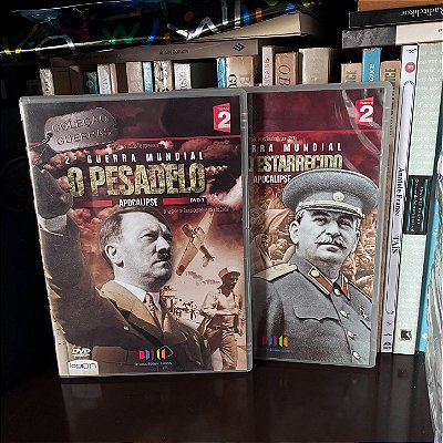 DVD: Segunda Guerra Mundial - DVDs 1 & 2: O pesadelo & Mundo estarrecido - Usado