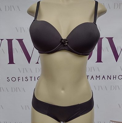 Lingerie básica conjunto de sutiã e calcinha preta