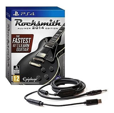 Rocksmith All New 2014 Edition Com Cabo - Ps4