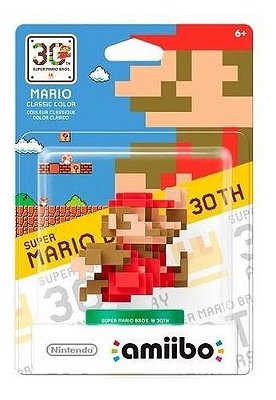Amiibo Super Mario Bros 30th - Mario Classic Color 8 Bits