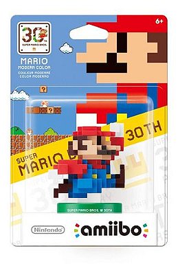 Amiibo Super Mario Bros 30th - Mario Modern Color 8 Bits