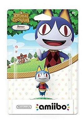 Amiibo Animal Crossing Rover - Caixa Amarelada