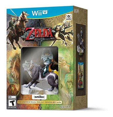 The Legend of Zelda Twilight Princess HD - Nintendo Wii U + Amiibo Wolf Link