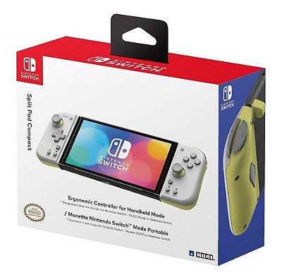 Split Pad Compact Hori Cinza e Amarelo - Nintendo Switch