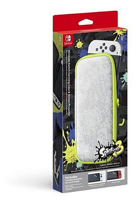 Carrying Case & Screen Protector Splatoon - Nintendo Switch