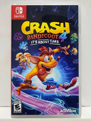 Crash Bandicoot 4 It's About Time - Nintendo Switch - Semi-Novo