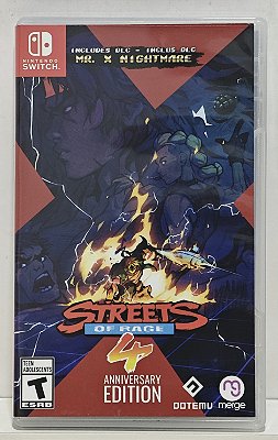 Streets Of Rage 4 Anniversary Edition - Nintendo Switch - Semi-Novo