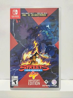 Streets Of Rage 4 Anniversary Edition - Nintendo Switch - Semi-Novo